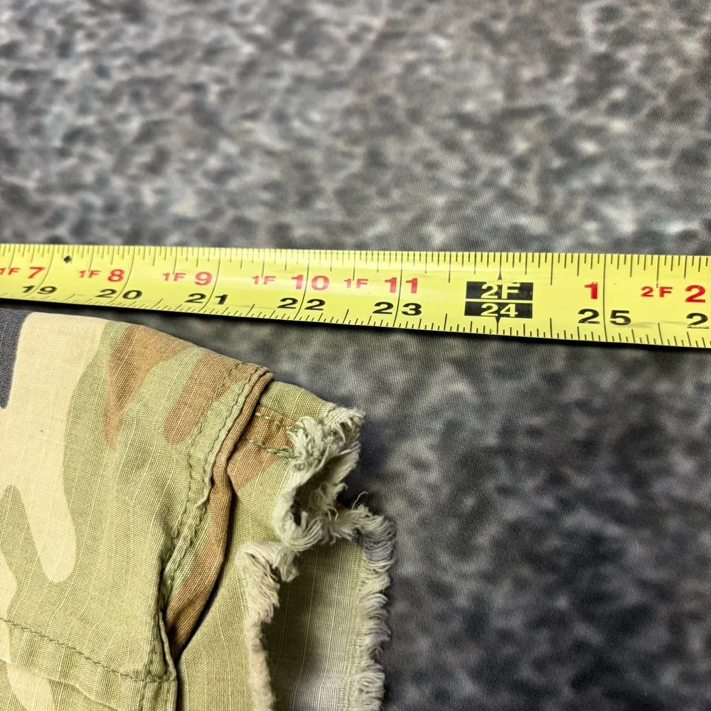 Vintage Y2K Gap Camo Cargo Shorts Mens 34 Green Brown Baggy Skater Grunge